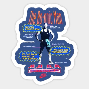 90s Baseball Bo Jackson - The Bo-onic Man Sticker